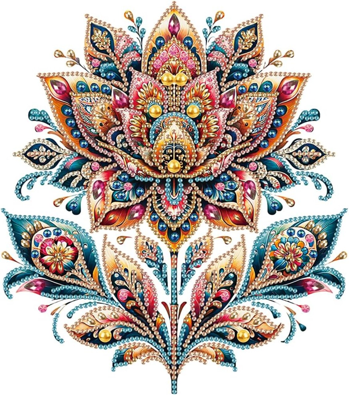 Diamond Painting Kits for Adults Flower, 5D Special Shape Diamond Art Kits for Beginners, Crystal Rhinestones Diamond Painting for Home Wall Decoration Gift